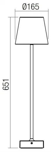 Redo 9127 - LED Kültéri lámpa GIORGIO LED/7W/230V IP65 fekete