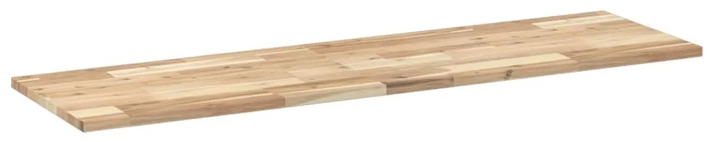 kezeletlen tömör akácfa függőpolc 120 x 40 x 2 cm