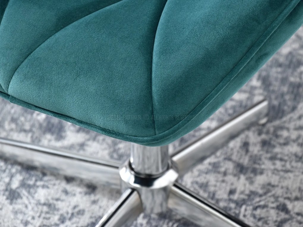 Fotel Velma S (türkiz + króm). 1110462