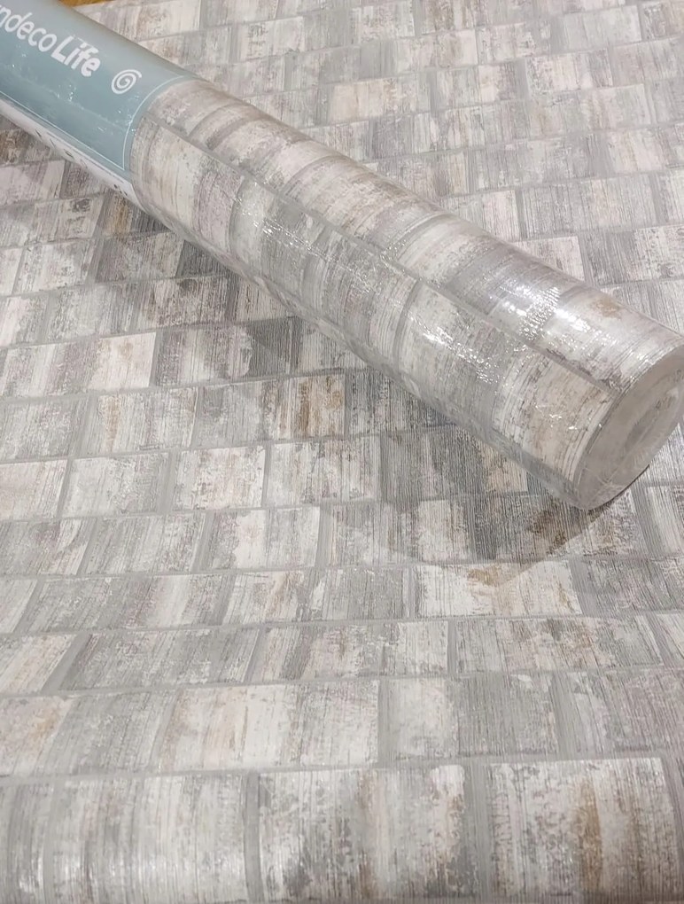 Kocka tapéta Ce 3002 barna,hamu,szürke