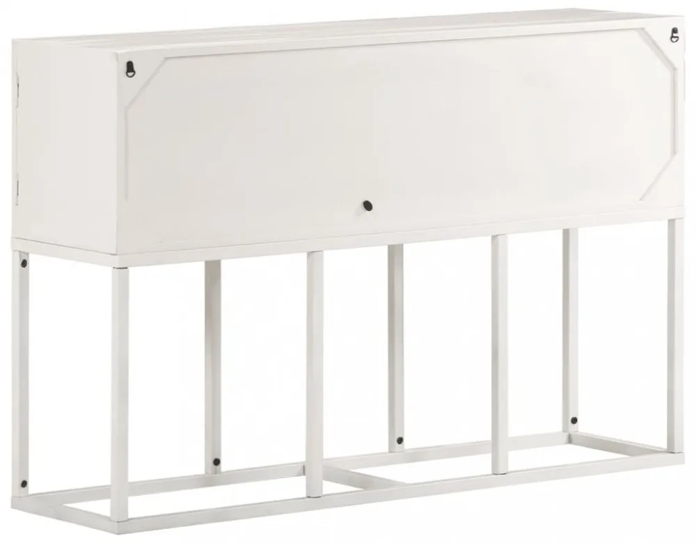 tömör mangófa tálalószekrény 115 x 30 x 76 cm