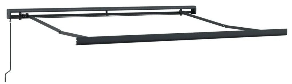 Kézi behúzható napellenző krém színben 300x250 cm
