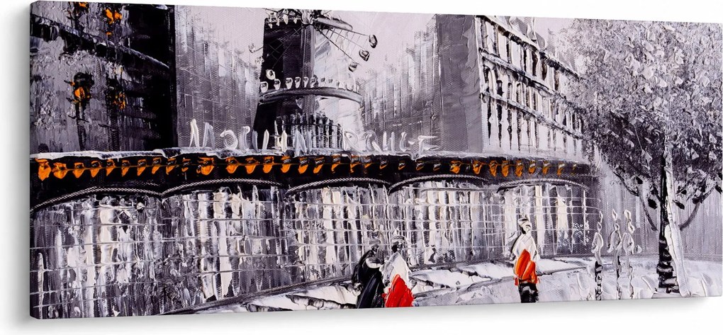 Kép - Olajfestmény a városról II. (120x50 cm)