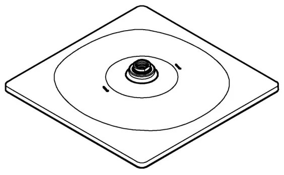 GROHE 26567000 - RAINSHOWER 310 mm átmérőjű zuhanyrózsa, fényes króm