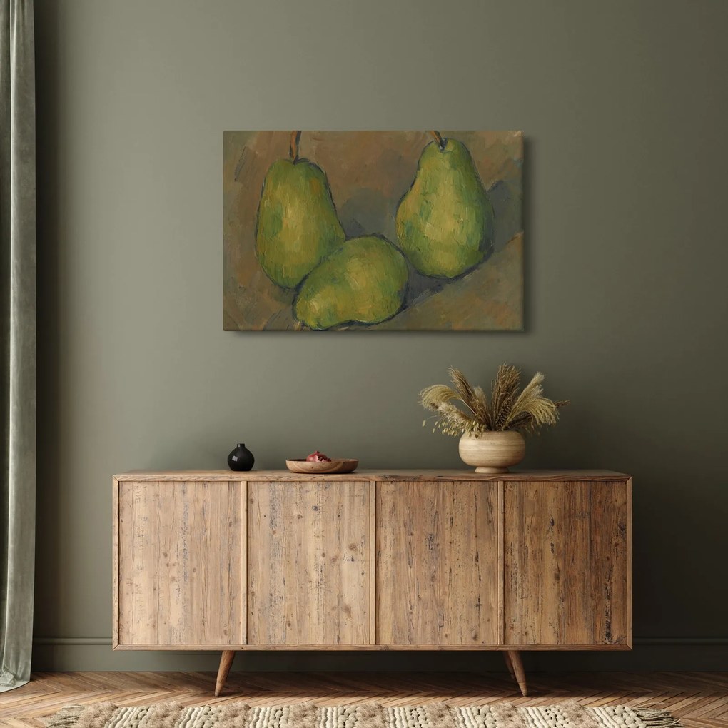 Kép - Paul Cézanne, Three Pears, reprodukciók (90x60 cm)
