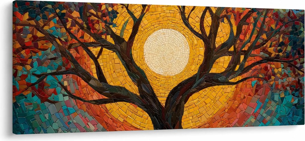 Kép - Nap az élet fájának koronájában (120x50 cm)