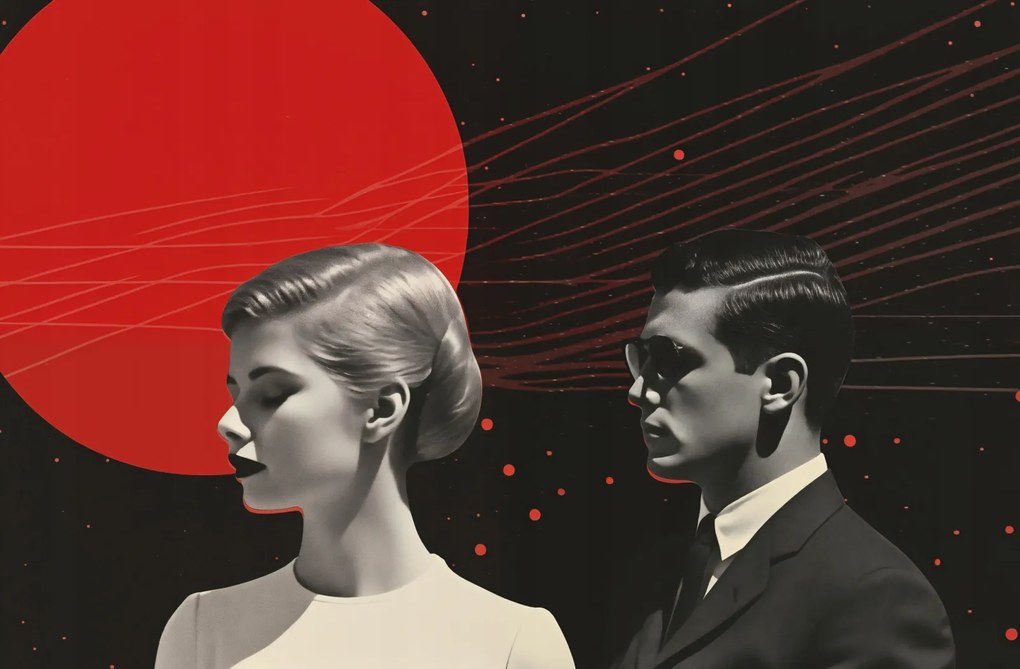 Poszter 91,5x60cm Futurisztikus Retro Elegáns