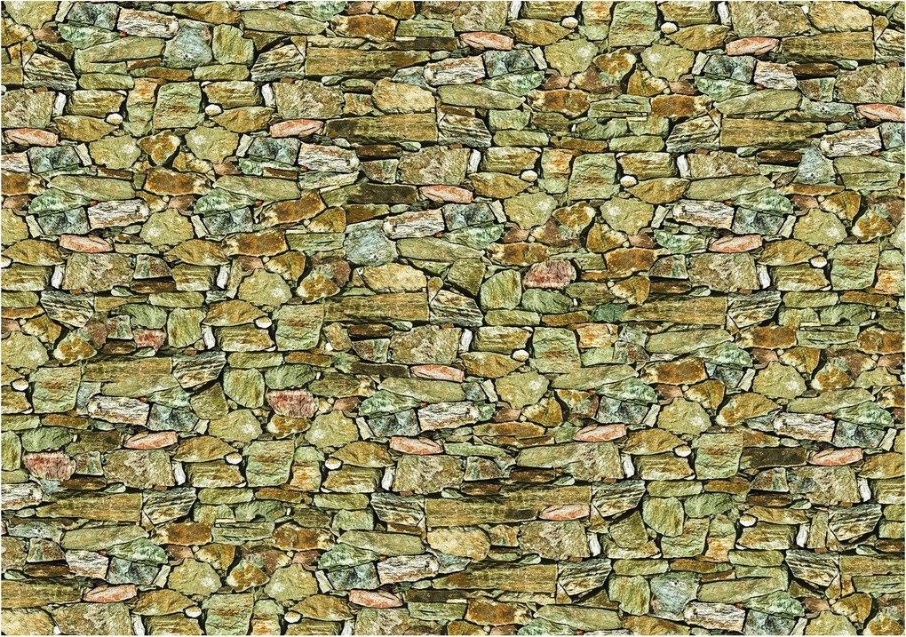 Fotótapéta Kőfal rusztikus dekoráció 312x219 nappaliba +ragasztó