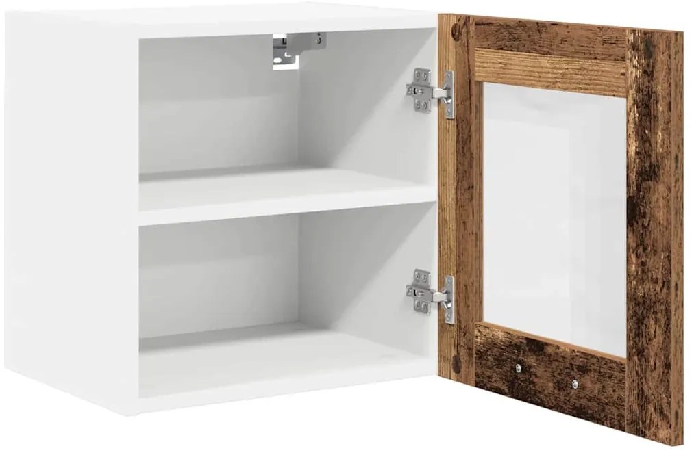 Függő szekrény Riga 2 pcs Öreg fa 40 x 31 x 40 cm Faanyag