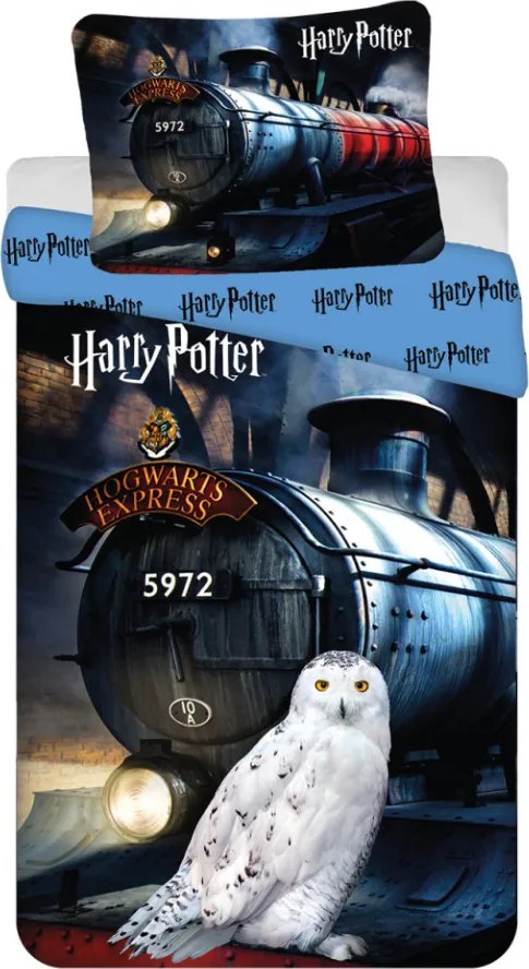 Harry Potter Hogwarts Express ágyneműhuzat 140×200cm, 70×90 cm