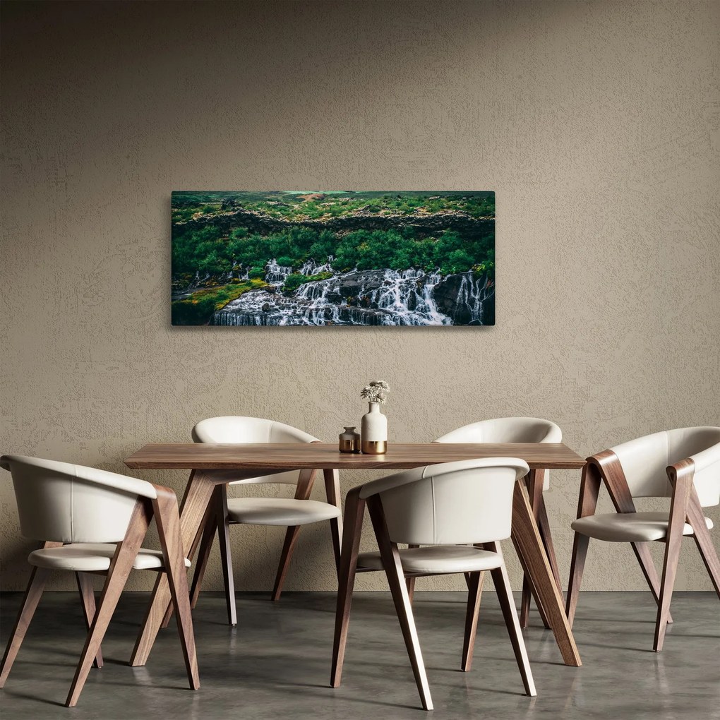 Vízesések képe a természetben (120x50 cm)