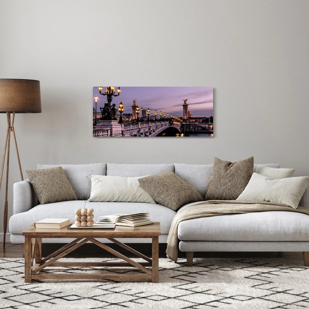 Kép - III. Sándor-híd. Párizsban (120x50 cm)