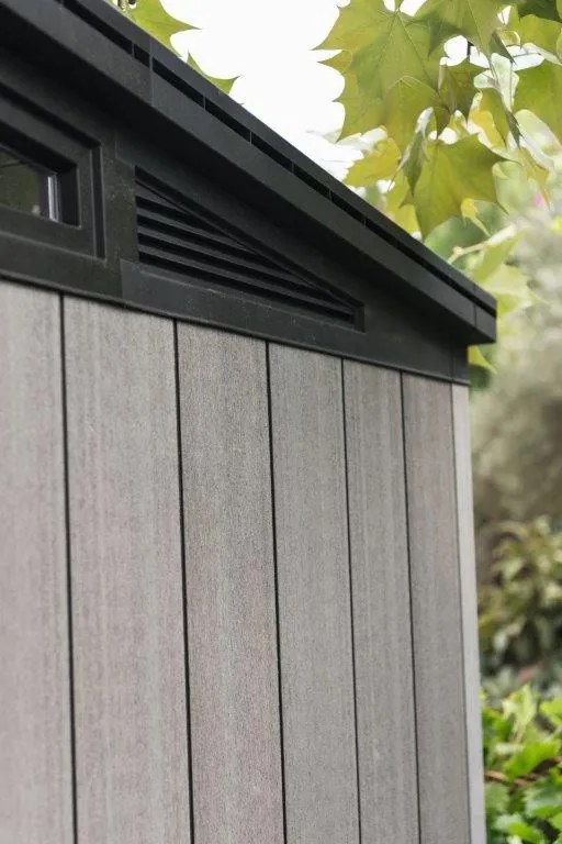 Kerti fészer Keter Artisan 7x7 grafit/szürke, padlóval, 2. osztály