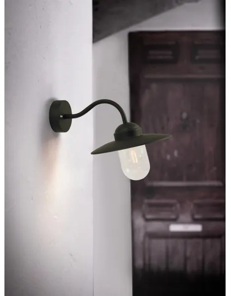 Nordlux - Kültéri fali lámpa LUXEMBOURG 1xE27/60W/230V IP54 fekete