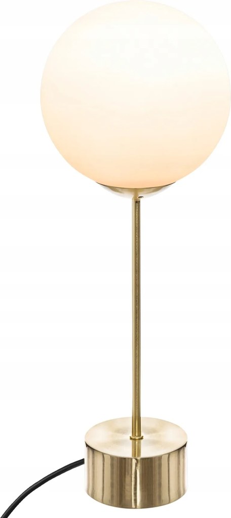 Asztali Lámpa arany üveggömb Glamour 15 cm