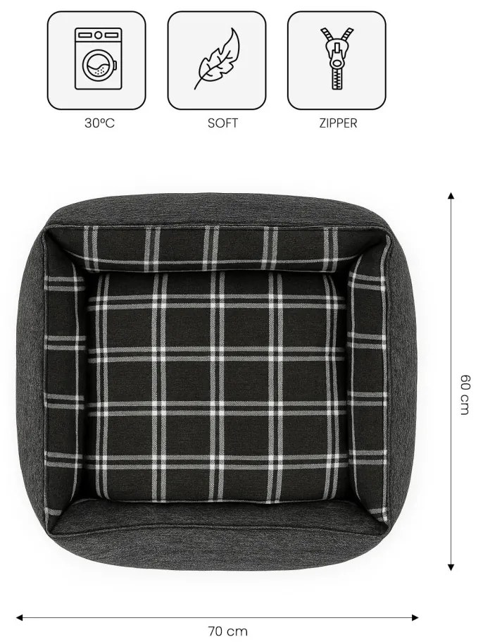 British prémium kutyafekhely, M 70x60 cm