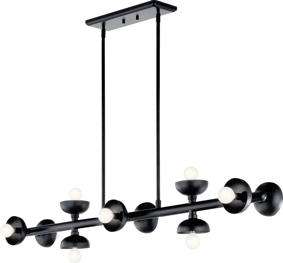 Kichler modern függeszték palta fekete elskl-palta-lp10-bk