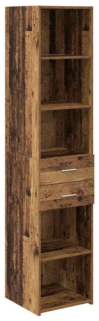 Magasfiú fiókkal Öreg fa 40 x 42,5 x 185 cm Faanyag