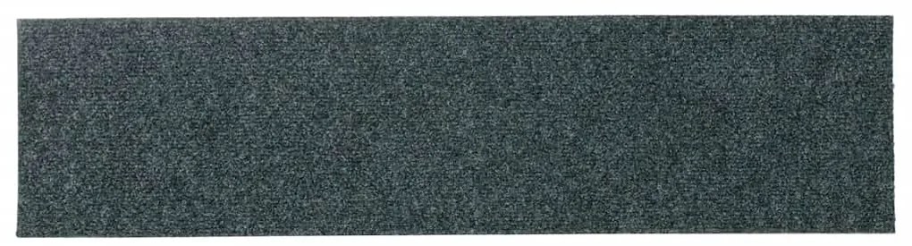 30 db zöld lépcsőszőnyeg öntapadós téglalap alakú 76x20 cm