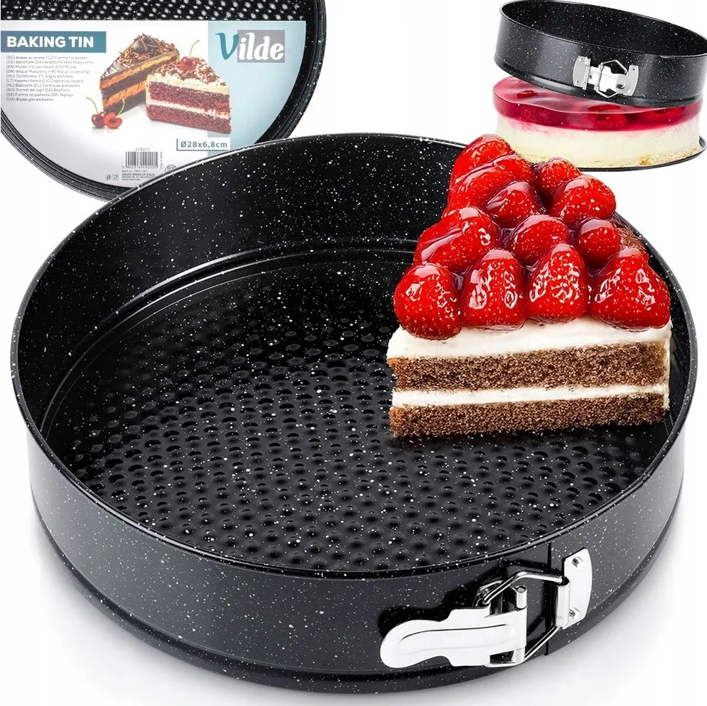 Gránit tortaforma kihúzható tortaforma 28cm