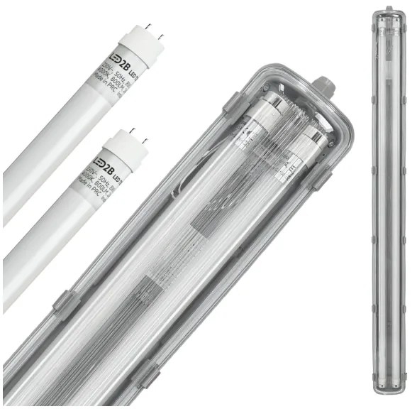 Brilagi -LED ipari fénycsöves világítás OPTIMA T8 2xG13/18W/230V 4000K IP65 128 cm