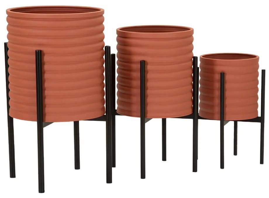 Fém kaspó szett 3 db-os ø 36 cm Milly – Mauro Ferretti