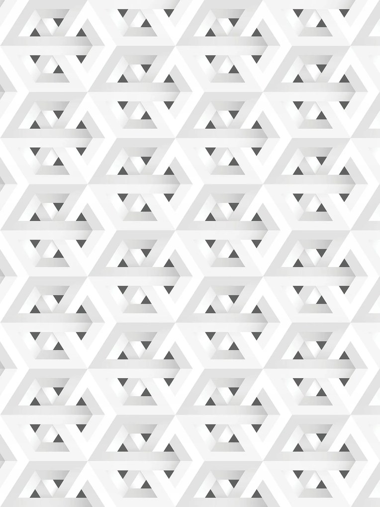 Fotótapéta Geometria Absztrakt Fekete-Fehér Kuby Design 206x275 +ragasztó