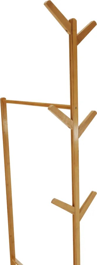 Kerekes akasztó, bambus, 60 cm széles, VIKIR TYP 1