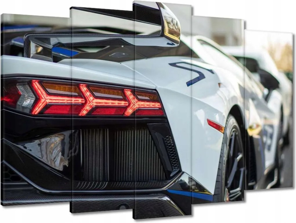 Vászonkép 70x50 Sportautó hátulja