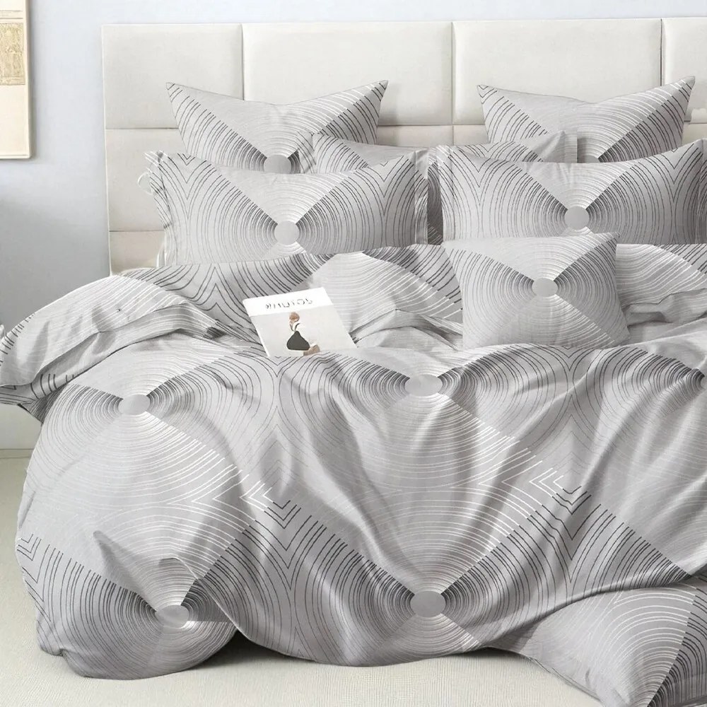 Flanel ágyneműhuzat Homa ALEVA STYLE 7 részes 140x200 cm