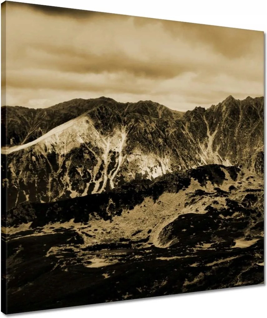 Vászonkép 50x50 Tátra Lengyel hegyek Kilátás