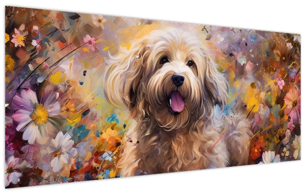 Kép - Happy Dog II. (120x50 cm)