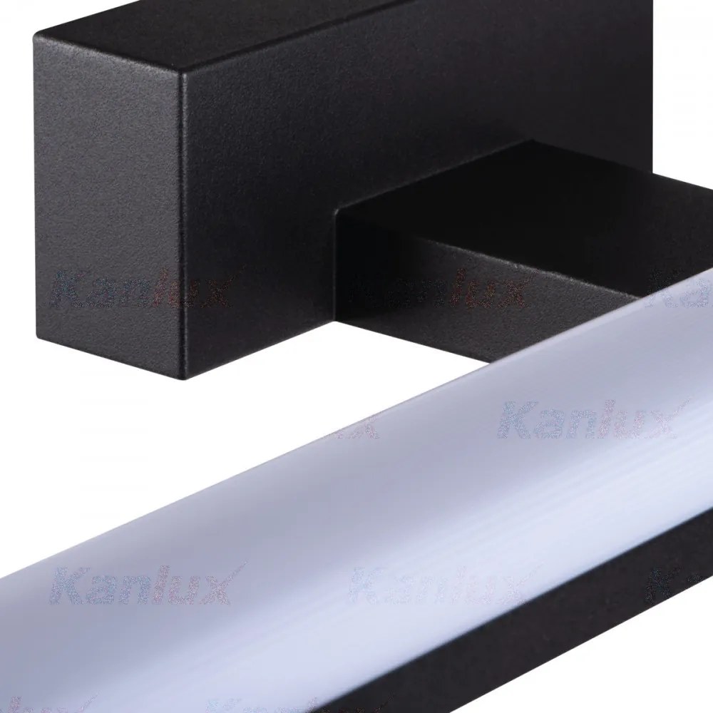 Fürdőszoba Tükörmegvilágító Lámpa Fekete ASTEN LED KANLUX 26685
