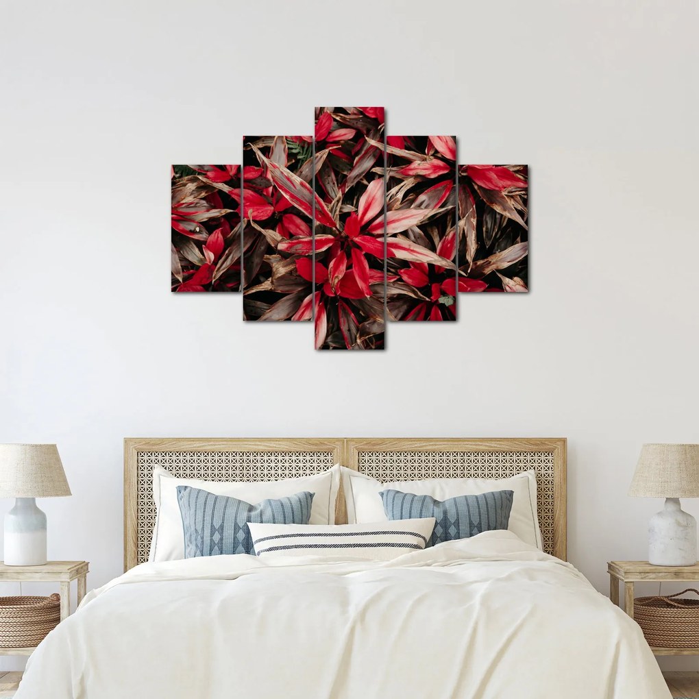 Piros szirmok képe (150x105 cm)