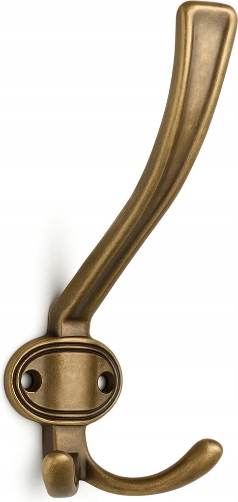 Bútor Ruhaakasztó Fali Akasztó Magas Retro Patinás Sárgaréz