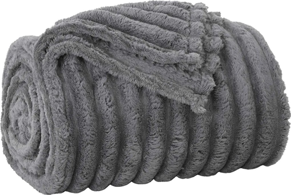 vidaXL Dobós takaró Sötétszürke 200 x 150 cm Gyapjú