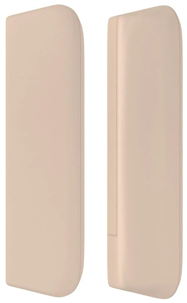 cappuccino műbőr szárnyas fejtámla 103x16x78/88 cm