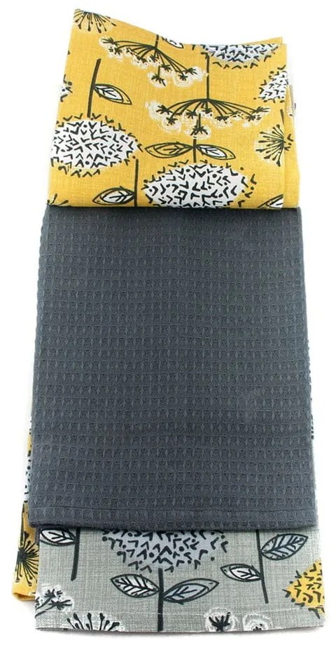 Pamut konyharuha szett 3 db-os 45x65 cm Retro Meadow – Cooksmart ®