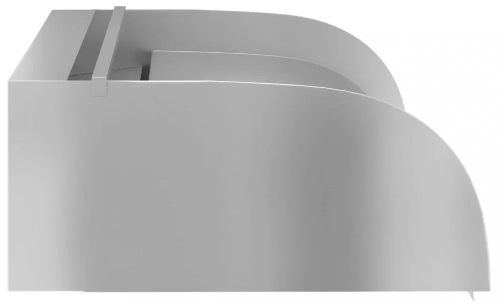 304-es rozsdamentes acél vízesés LED-ekkel 60 x 34 x 14 cm