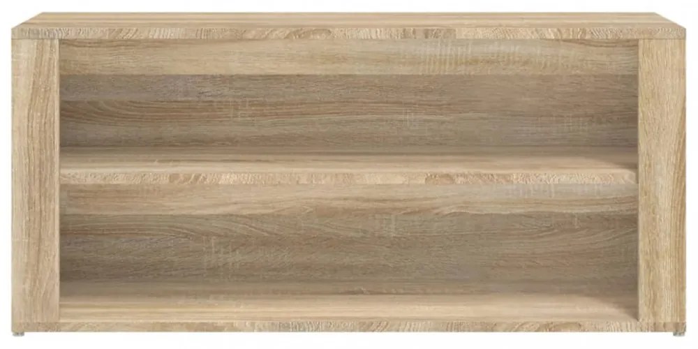 sonoma tölgy színű szerelt fa cipőtartó 100x35x45 cm