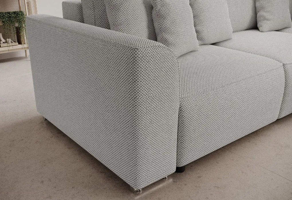 GUSTAV ágyazható sarok ülőgarnitúra, 293x87x195, monolith 02