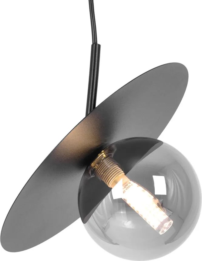 KAJA K-5381 FERMI Modern Függesztett Lámpa Fekete G9 IP20
