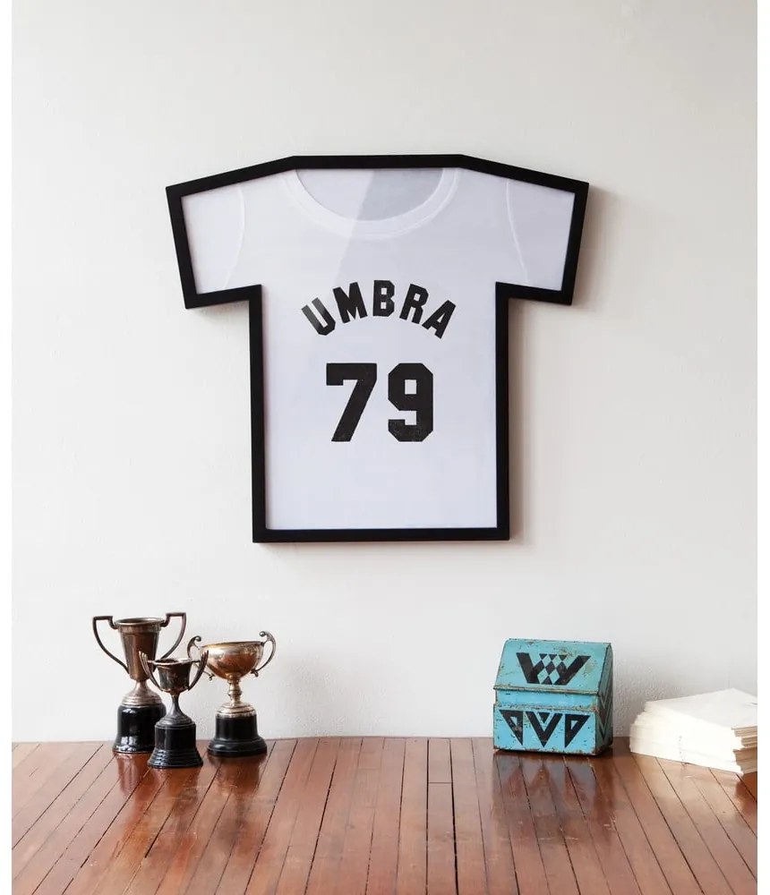 Fekete műanyag fali képkeret 50x54,5 cm T-Frame – Umbra
