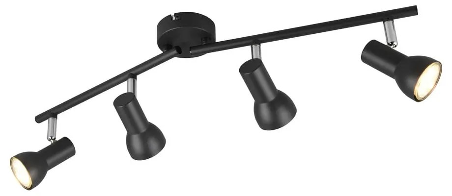 Fekete spotlámpa ø 8 cm Cantar – Reality