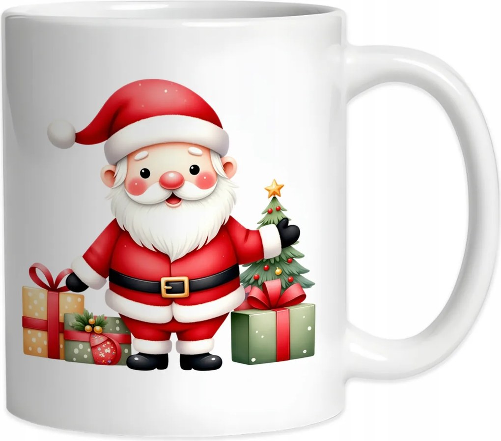 Karácsonyi bögre Mikulás Csillag Karácsonyfa Karácsony 330ml