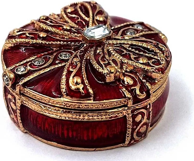 Exkluzív fém ajándékdoboz kristályokkal