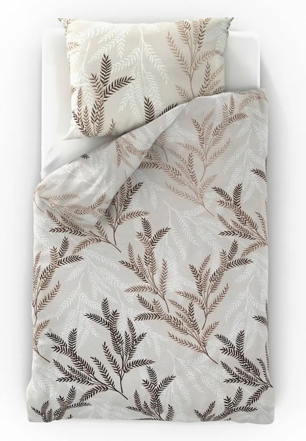 Kvalitex Szatén ágynemű Luxury Collection Oksia bézs, 140 x 220 cm, 70 x 90 cm