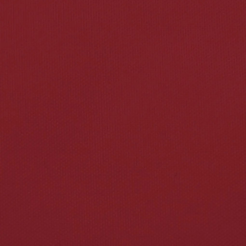 piros háromszögű oxford-szövet napvitorla 3,5 x 3,5 x 4,9 m