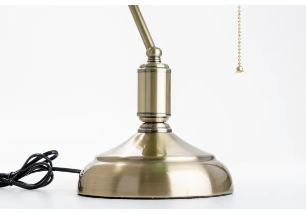 Brilagi - BANK OFFICE asztali lámpa 1xE27/60W/230V réz/fehér