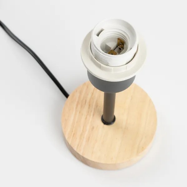 Brilagi - BOBO WOOD asztali lámpa 1xE27/25W/230V tölgy/fekete/fehér/zöld/dzsungel